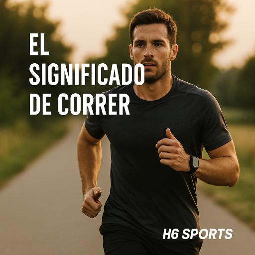 Atleta corriendo al amanecer representando el impacto mental del deporte, H6 Sports