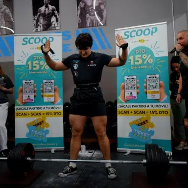 momento clave del torneo de peso muerto