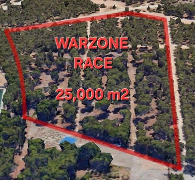lugar de competencia del warzone race